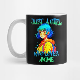 Just A Girl Who Loves Anime 7 Cute Anime Girl Anime Lover Mug